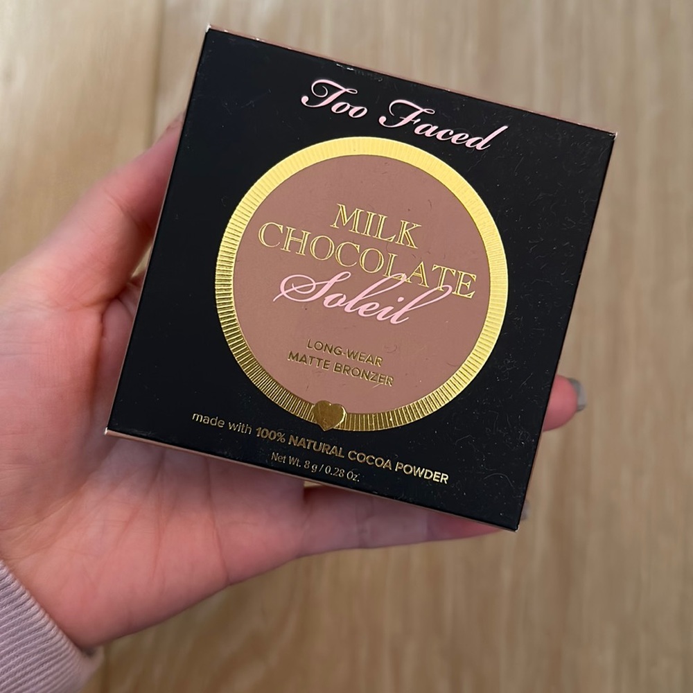 Brand new Too Faced Milk Chocolate Soleil Matte Bronzer 0.28 oz